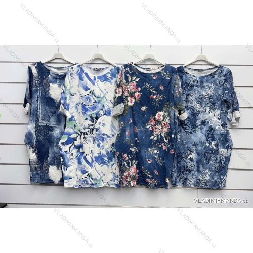 Klassisches Kleid 3/4 Langarm Damen (S/M/L Einheitsgröße) ITALIAN FASHION IMWKK25014