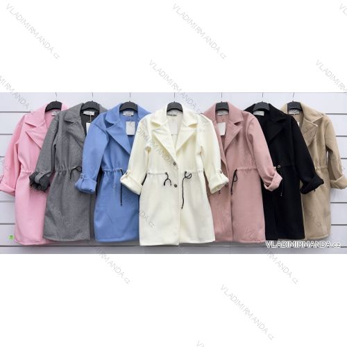 Langärmliger Fleece-Pullovermantel für Damen (S/M/L EINHEITSGRÖSSE) ITALIAN FASHION IMWKK25016