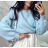 Langärmliger Damen-Strickpullover aus Mohair (S/M/L ONE SIZE) ITALIAN FASHION IMWCH25001