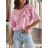 Kurzarm-T-Shirt für Damen (S/M/L, EINHEITSGRÖSSE) ITALIAN FASHION IMWCH25016