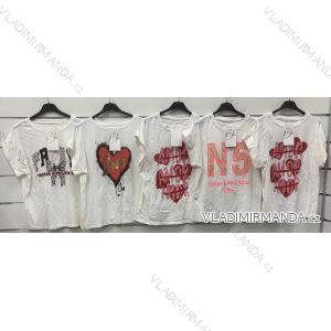Kurzärmliges Damen-T-Shirt zum Valentinstag (S/M/L EINHEITSGRÖSSE) ITALIAN FASHION IMWCP25013