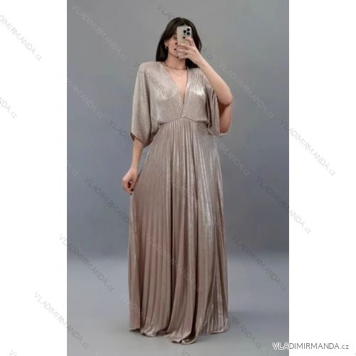 Sommerkleid mit kurzen Ärmeln für Damen (Einheitsgröße S/M) ITALIAN FASHION IMPBB23B23602