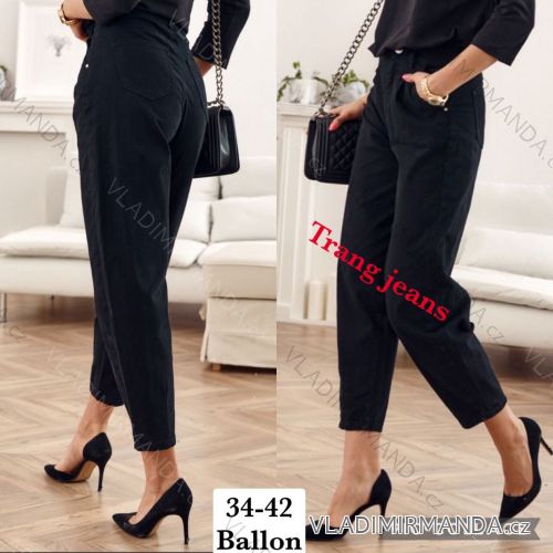 Elegante Dreiviertel-Länge 3/4 kurze Damenhose, Übergröße (34-42) TRA25002