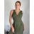 Šaty elegantní společenské na ramínka dámské (S/M ONE SIZE) ITALSKÁ MÓDA IM321608
