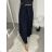 Damen Chiffon gefalteter Rock mit Gürtel (M / L ONE SIZE) ITALIAN FASHION IM321575/DR -   schwarz -   M / L