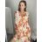 Damen T-Shirt Kurzarm (S / M / L ONE SIZE) ITALIAN FASHION IMWC222158 S/M/L oranžová