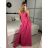 Langes trägerloses Pailletten-Partykleid für Damen (Einheitsgröße S/M) ITALIAN FASHION IMPSH233348