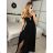 Langes trägerloses Pailletten-Partykleid für Damen (Einheitsgröße S/M) ITALIAN FASHION IMPSH233348