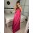 Langes trägerloses Pailletten-Partykleid für Damen (Einheitsgröße S/M) ITALIAN FASHION IMPSH233348 -   weiß -   S / M