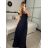 Langes trägerloses Pailletten-Partykleid für Damen (Einheitsgröße S/M) ITALIAN FASHION IMPSH233348 -   weiß -   S / M
