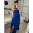 Langes trägerloses Pailletten-Partykleid für Damen (Einheitsgröße S/M) ITALIAN FASHION IMPSH233348 -   weiß -   S / M