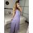 Langes trägerloses Pailletten-Partykleid für Damen (Einheitsgröße S/M) ITALIAN FASHION IMPSH233348 -   weiß -   S / M