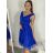 Ärmelloses kurzes Partykleid für Damen (S/M EINHEITSGRÖSSE) ITALIAN FASHION IMPSH23C662 S/M altrosa