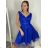 Ärmelloses kurzes Partykleid für Damen (S/M EINHEITSGRÖSSE) ITALIAN FASHION IMPSH23C662 S/M altrosa