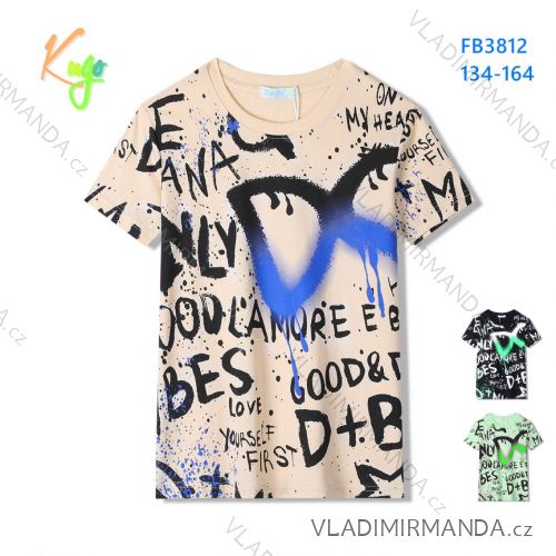 Kurzarm-T-Shirt für Jungen (134-164) KUGO FB3812