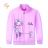 Leichtes Sweatshirt mit Reißverschluss, lange Ärmel, Kindermädchen (98-128) KUGO MM9815
