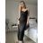 Langes elegantes Partykleid mit Trägern für Damen (S/M/L ONE SIZE) ITALIAN FASHION IMPSH2593328 rot S/M/L
