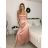 Šaty letní na ramínka dámské (S/M ONE SIZE) ITALSKÁ MÓDA IMPBB22B21841 S / M rot