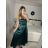 Šaty letní na ramínka dámské (S/M ONE SIZE) ITALSKÁ MÓDA IMPBB22B21841 S / M rot