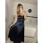 Šaty letní na ramínka dámské (S/M ONE SIZE) ITALSKÁ MÓDA IMPBB22B21841 S / M rot