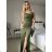 Šaty elegantní společenské na ramínka dámské (S/M ONE SIZE) ITALSKÁ MÓDA IM321608 -   růžová fuchsiová -   S/M/L