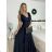 Langes glitzerndes ärmelloses Partykleid für Damen (S/M/L ONE SIZE) ITALIAN FASHION IMPSH2520034
