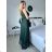 Langes glitzerndes ärmelloses Partykleid für Damen (S/M/L ONE SIZE) ITALIAN FASHION IMPSH2520034