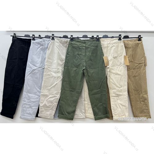 Elegante übergroße Damenhose (40/42/44 EINHEITSGRÖSSE) ITALIAN FASHION IM425067