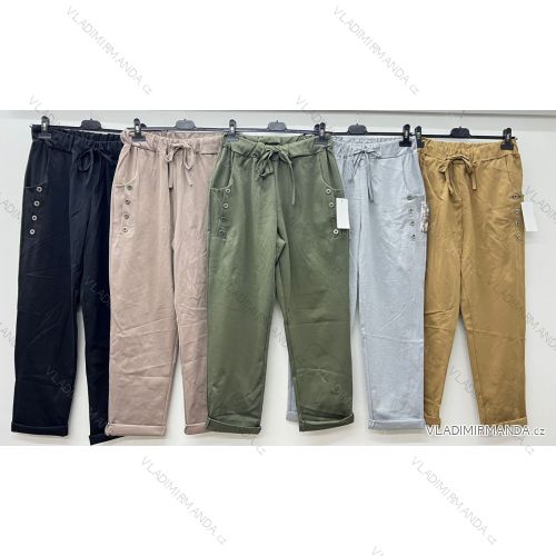 Elegante Hose mit Gürtel für Damen (S/M/L ONE SIZE) ITALIAN FASHION IM425057