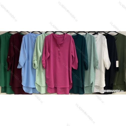 Ärmellose Jacke mit langen Ärmeln (uni sl) ITALIENISCHE Mode IMC17326