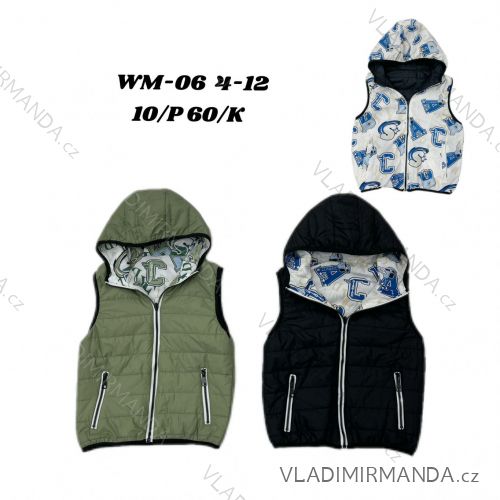 Ärmellose Fleeceweste für Kinder, Jugendliche und Jungen (116-152) WOLF B2346