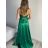 Langes, elegantes Partykleid für Damen mit Trägern (S/M EINHEITSGRÖSSE) ITALIAN FASHION IMPBB23B23505