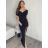 Šaty letní na ramínka dámské (S/M ONE SIZE) ITALSKÁ MÓDA IMPBB22B21841 schwarz S/M/L