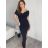 Šaty letní na ramínka dámské (S/M ONE SIZE) ITALSKÁ MÓDA IMPBB22B21841 schwarz S/M/L