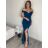 Langes, elegantes, ärmelloses Sommerkleid für Damen (Einheitsgröße S/M) ITALIAN FASHION IMPBB23C29640 -   türkis -   S/M/L