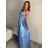 Langes, elegantes, trägerloses Damenkleid (Einheitsgröße S/M) ITALIAN FASHION IMPBB24B23922
