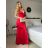 Langes trägerloses Abendkleid für Damen (S/M Einheitsgröße) ITALIAN FASHION IM425HELEN