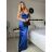 Langes trägerloses Abendkleid für Damen (S/M Einheitsgröße) ITALIAN FASHION IM425HELEN