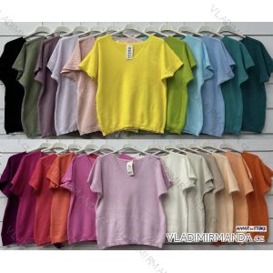 Langarm-T-Shirt für Damen (S/M, Einheitsgröße) ITALIAN FASHION IMWAE25002