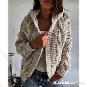 Strickjacke gestrickt Damen (uni s / l) ITALIENISCHE MODE IMC20013
