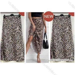 Langer Lederrock für Damen (Einheitsgröße S/M/L) ITALIAN FASHION IMWB241430