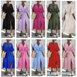 Damen Langarm Hoodie Kleid (S / M ONE SIZE) ITALIAN FASHION IMWA216095