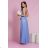 Trägerloses Partykleid aus Tüll für Damen (S/M/L ONE SIZE) ITALIAN FASHION IM923001 blauer Jeansstoff 34