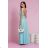 Trägerloses Partykleid aus Tüll für Damen (S/M/L ONE SIZE) ITALIAN FASHION IM923001 modrá mintova 34