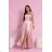 Trägerloses Partykleid aus Tüll für Damen (S/M/L ONE SIZE) ITALIAN FASHION IM923001 Pink Baby