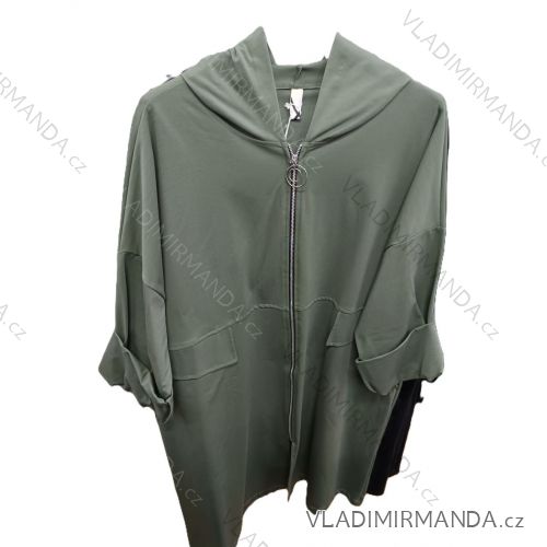 Übergroßer gestrickter Langarmpullover für Damen (S/M EINHEITSGRÖSSE) ITALIAN FASHION IMSN2416125