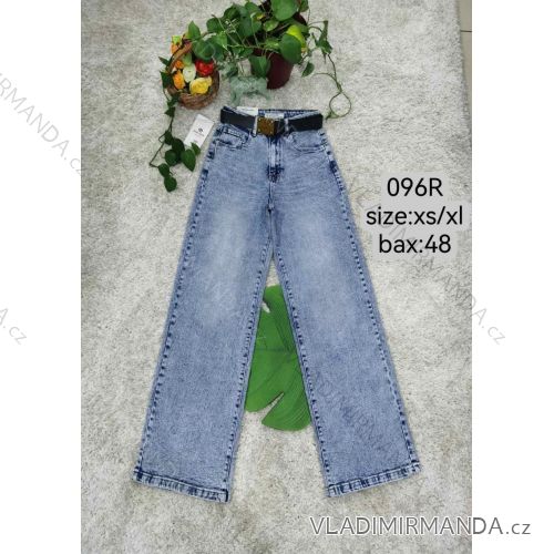 Lange Damenjeans mit Gürtel (XS-XL) MOG25096R