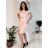 Kurzarmkleid für Damen in Übergröße (L-3XL) POLISH FASHION PMF20013
