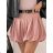 Kurzer eleganter Rock mit Gürtel für Damen (S/M/L ONE SIZE) ITALIAN FASHION IMWCH25126