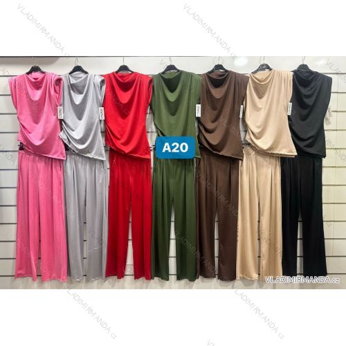 Langes Chiffon-Kurzarmkleid für Damen (S/M ONE SIZE) ITALIAN FASHION IMWGS231048